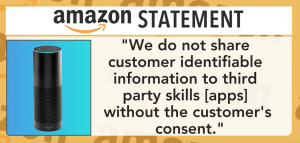 Amazon privacy statement