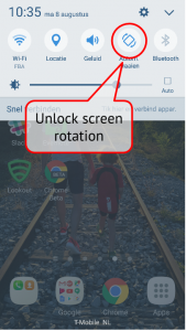 Unlock screen android phone