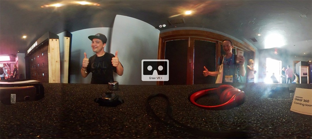 Testing Samsung Gear 360 virtual reality camera
