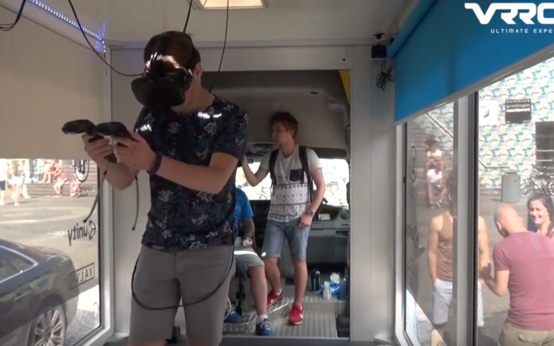 VRROOM mobile virtual reality escape room truck