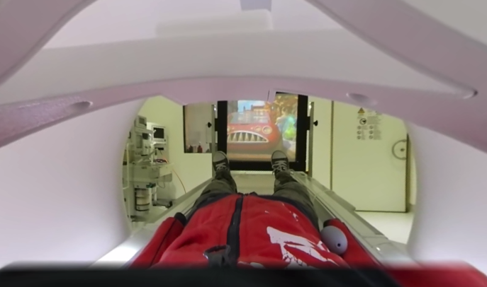 My MRI virtual reality app, prepares children for an MRI scan