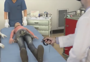 ER training in Virtual Reality